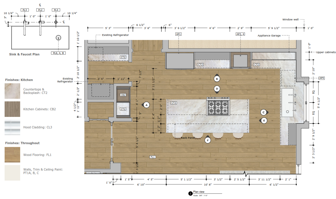Plan Kitchen
